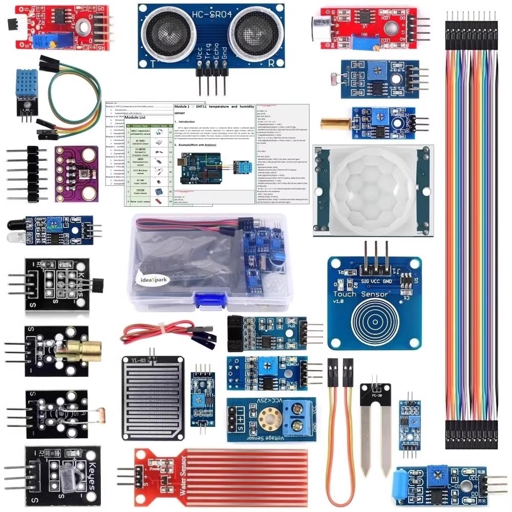 Arduino Uno Starter Kit - مجموعة وحدة تعليمية للمبتدئين ، رطوبة