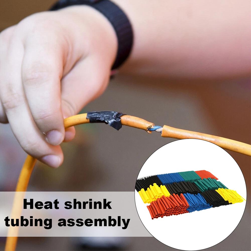 Heat Shrink Tubing - مجموعة أنابيب الانكماش الحراري لحماية الأسلاك