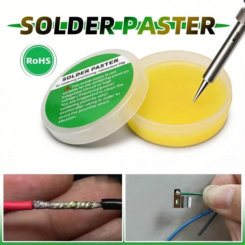 معجون لحام جديد خالٍ من الرصاص - مراجعة Diy Electronics Flux وسعره