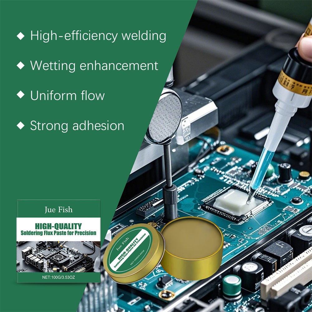 100 جرام لحام تدفق لصق، لحام ل - مراجعة Diy Electronics Flux وسعره