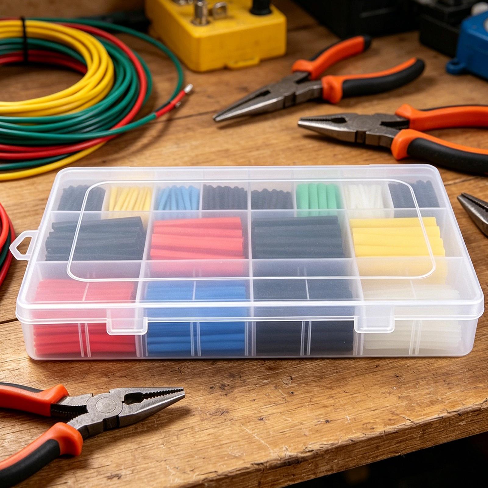 مجموعة أنابيب الانكماش الحراري - مراجعة Heat Shrink Tubing وسعره