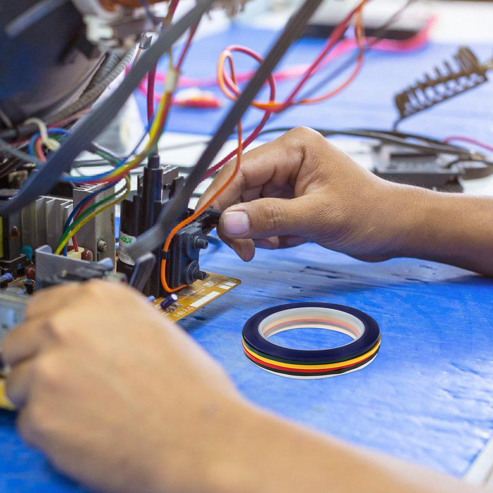 6 لفات من الشريط العازل من الب - مراجعة Diy With Electronics وسعره