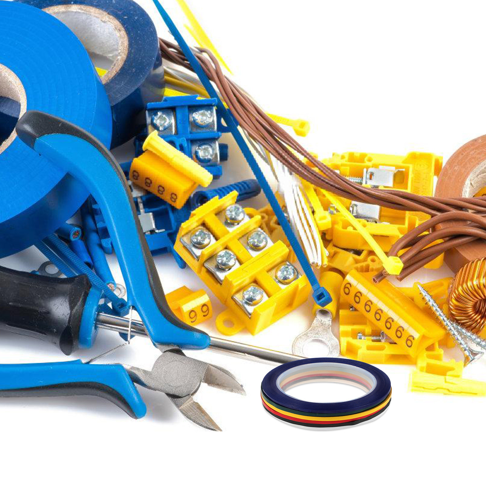 6 لفات من الشريط العازل من الب - مراجعة Diy With Electronics وسعره