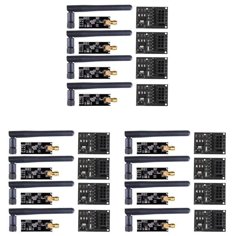 12 قطعة وحدة لاسلكية NRF24L01+ - مراجعة Nrf24L01 Module Wireless وسعره