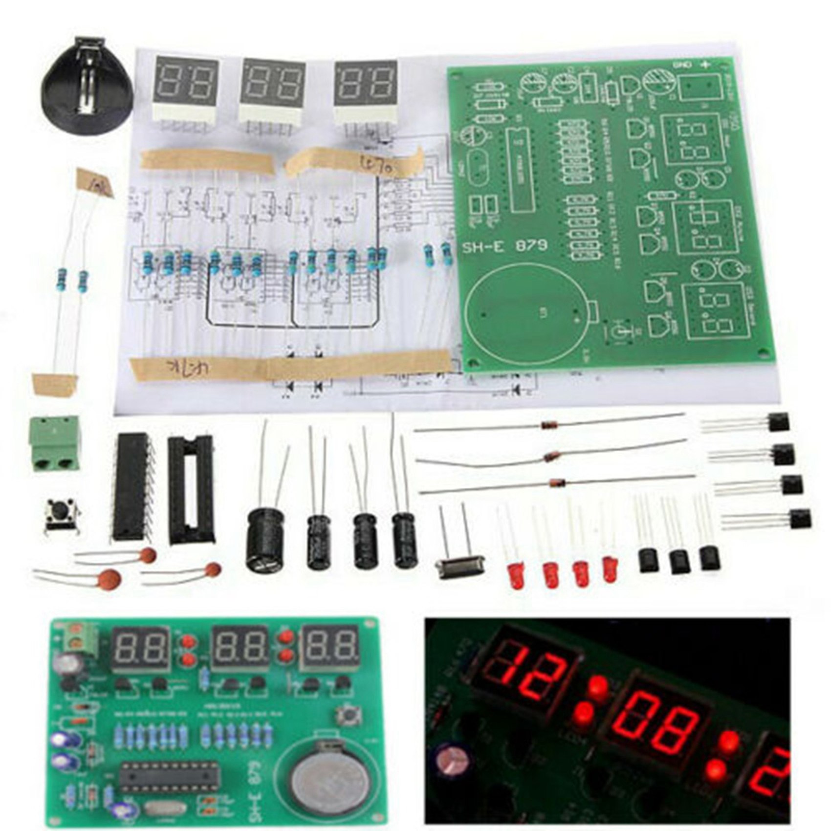 مجموعة T31C-3 مع شاشة LED رقمي - مراجعة Diy Electronics Flux وسعره
