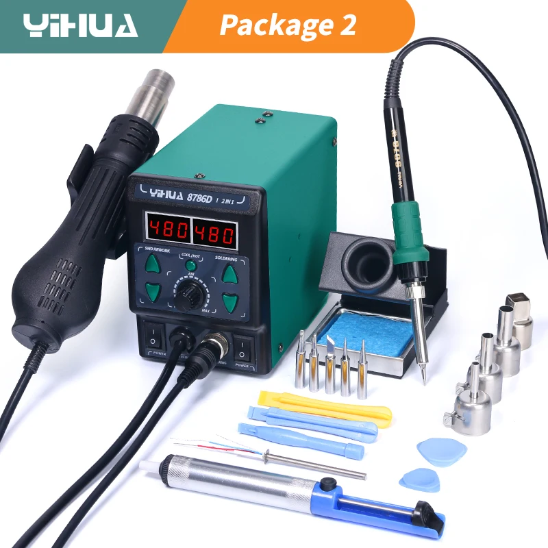 YIHUA 8786D سبيكة لحام محطة لح - مراجعة Smd Solder Paste وسعره