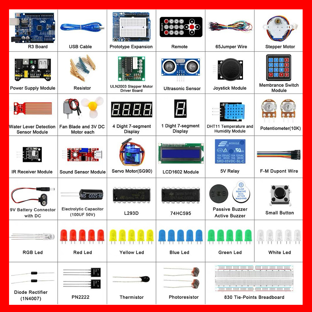 مجموعة أدوات التعلم الفائقة ال - مراجعة Arduino Uno Starter Kit وسعره