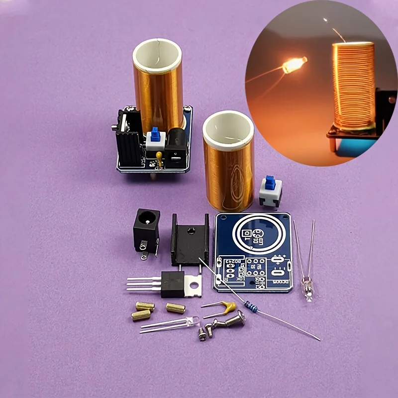 طقم لفائف تسلا صغير BD243 لتقو - مراجعة Hobby Diy Electronics Kit وسعره
