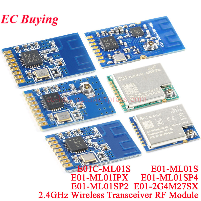 10 قطعة/1 قطعة E01-2G4M27SX ML - مراجعة Nrf24L01 Module Wireless وسعره