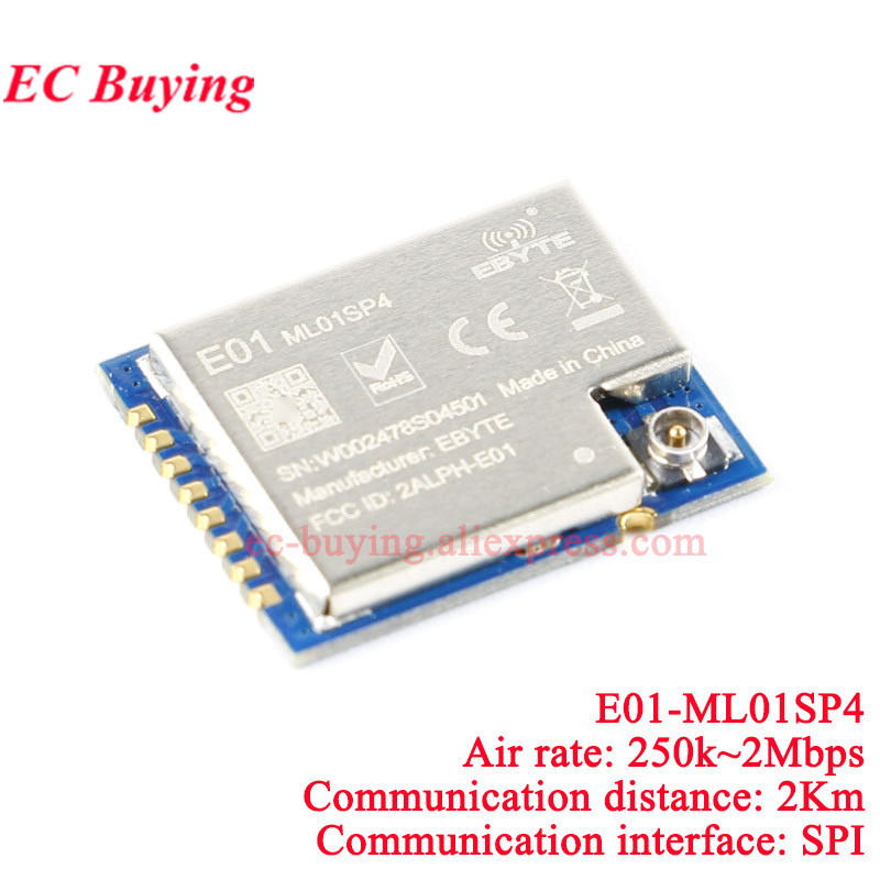 10 قطعة/1 قطعة E01-2G4M27SX ML - مراجعة Nrf24L01 Module Wireless وسعره