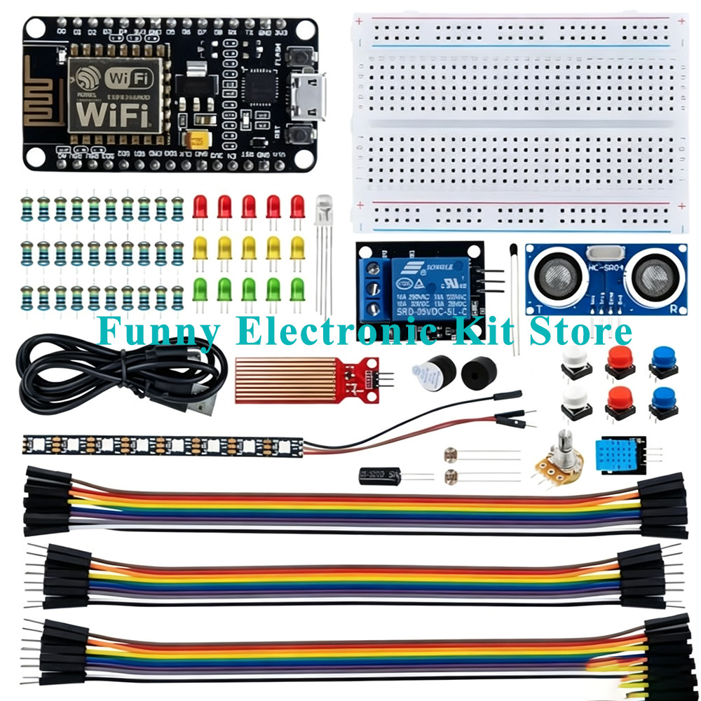 لوحة تطوير واي فاي ESP8266 مع  - مراجعة Arduino Uno Starter Kit وسعره