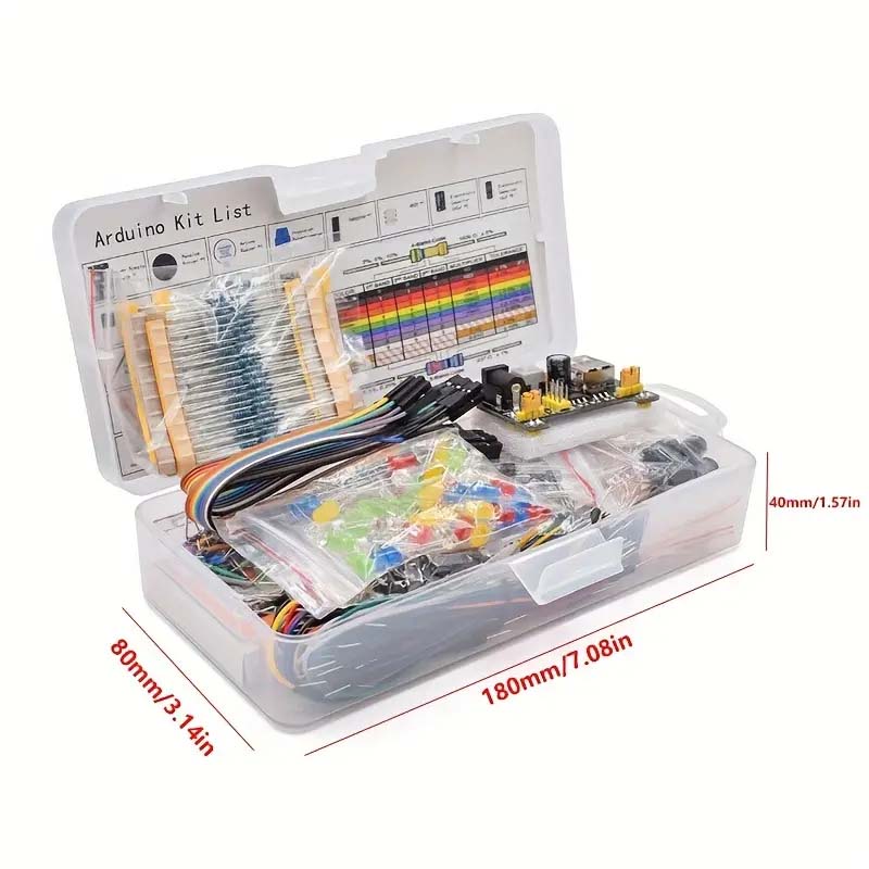 830 قطعة/صندوق لتقوم بها بنفسك - مراجعة Arduino Uno Starter Kit وسعره