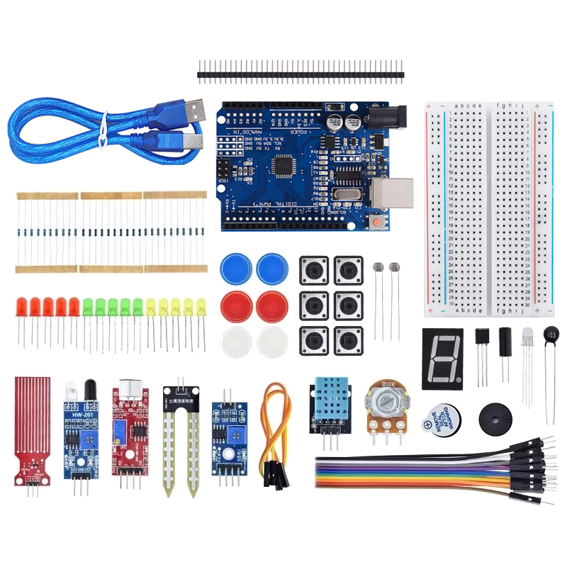 مجموعة المبتدئين الأساسية لمجم - مراجعة Arduino Uno Starter Kit وسعره