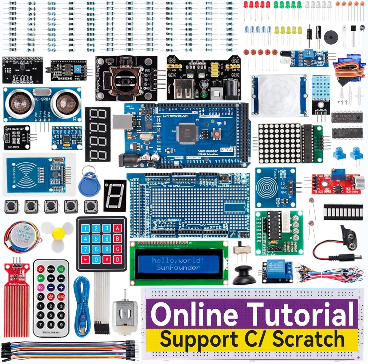 مجموعة أدوات الإلكترونيات الأس - مراجعة Arduino Uno Starter Kit وسعره