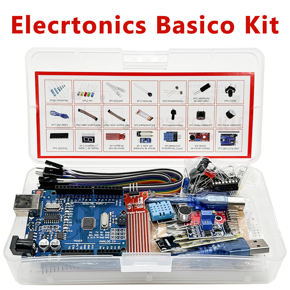 مجموعة Electronics Fun Basico  - مراجعة Arduino Uno Starter Kit وسعره