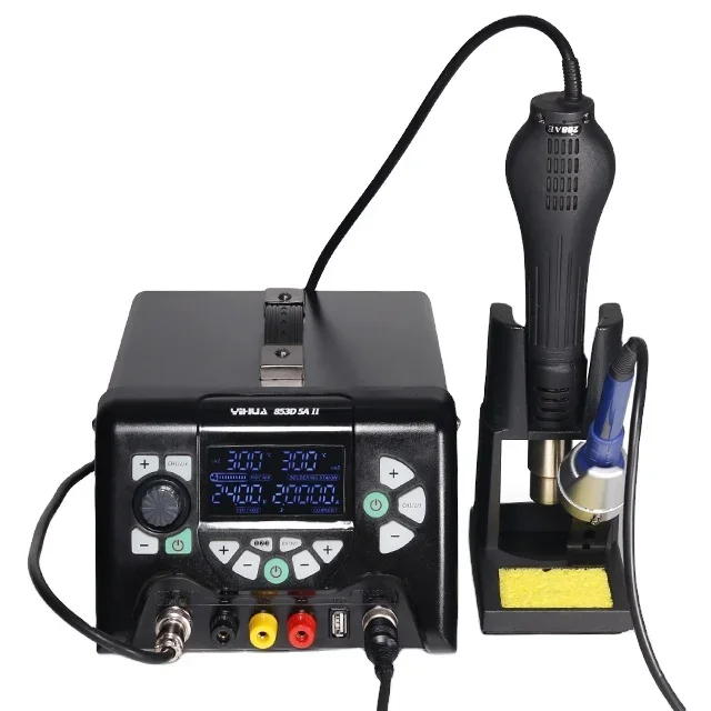 أدوات لحام عالية الجودة 3 في 1 - مراجعة Hot Air Rework Station وسعره