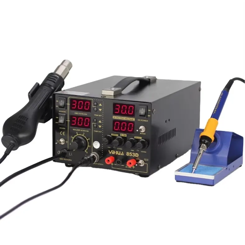 TLF YIHUA 853D 5A محطة إعادة ت - مراجعة Hot Air Rework Station وسعره