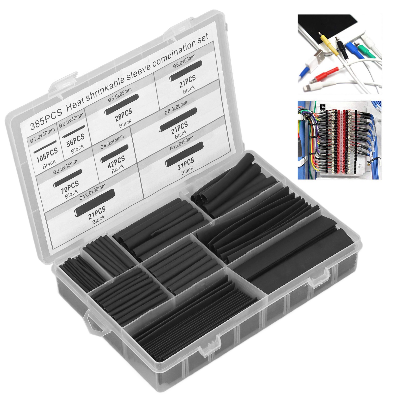 مجموعة أنابيب الانكماش الحراري - مراجعة Heat Shrink Tubing وسعره